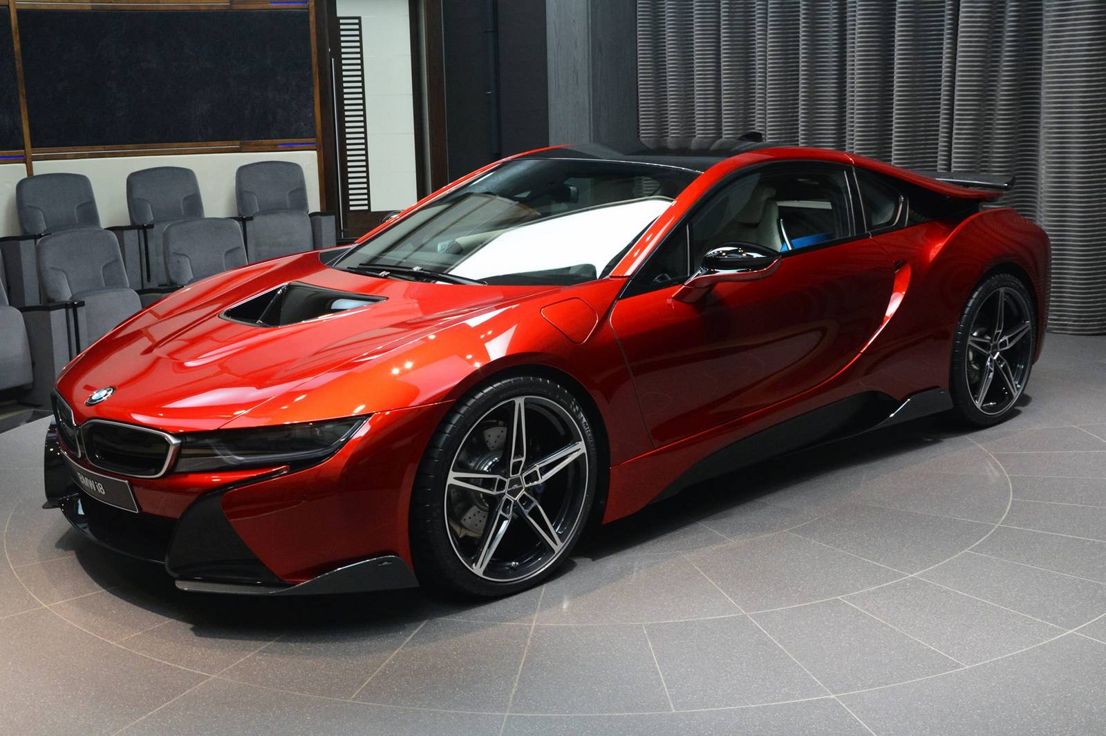 Princess Takes Delivery Of Custom BMW i8 In Abu Dhabi