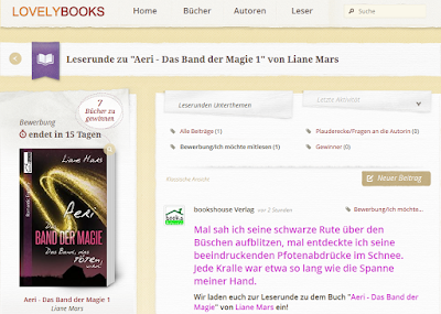 http://www.lovelybooks.de/autor/Liane-Mars/Aeri-Das-Band-der-Magie-1-1154243239-w/leserunde/1161217822/