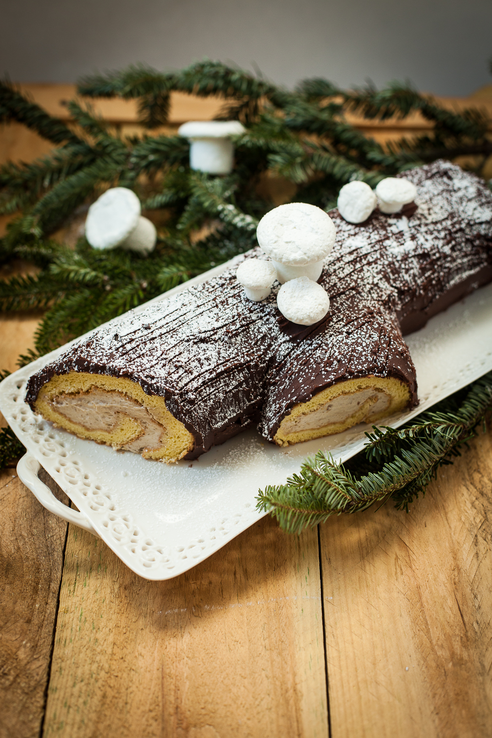 Dolce Fooda: Yule Log Cake, Bûche de Noël, Panj torta