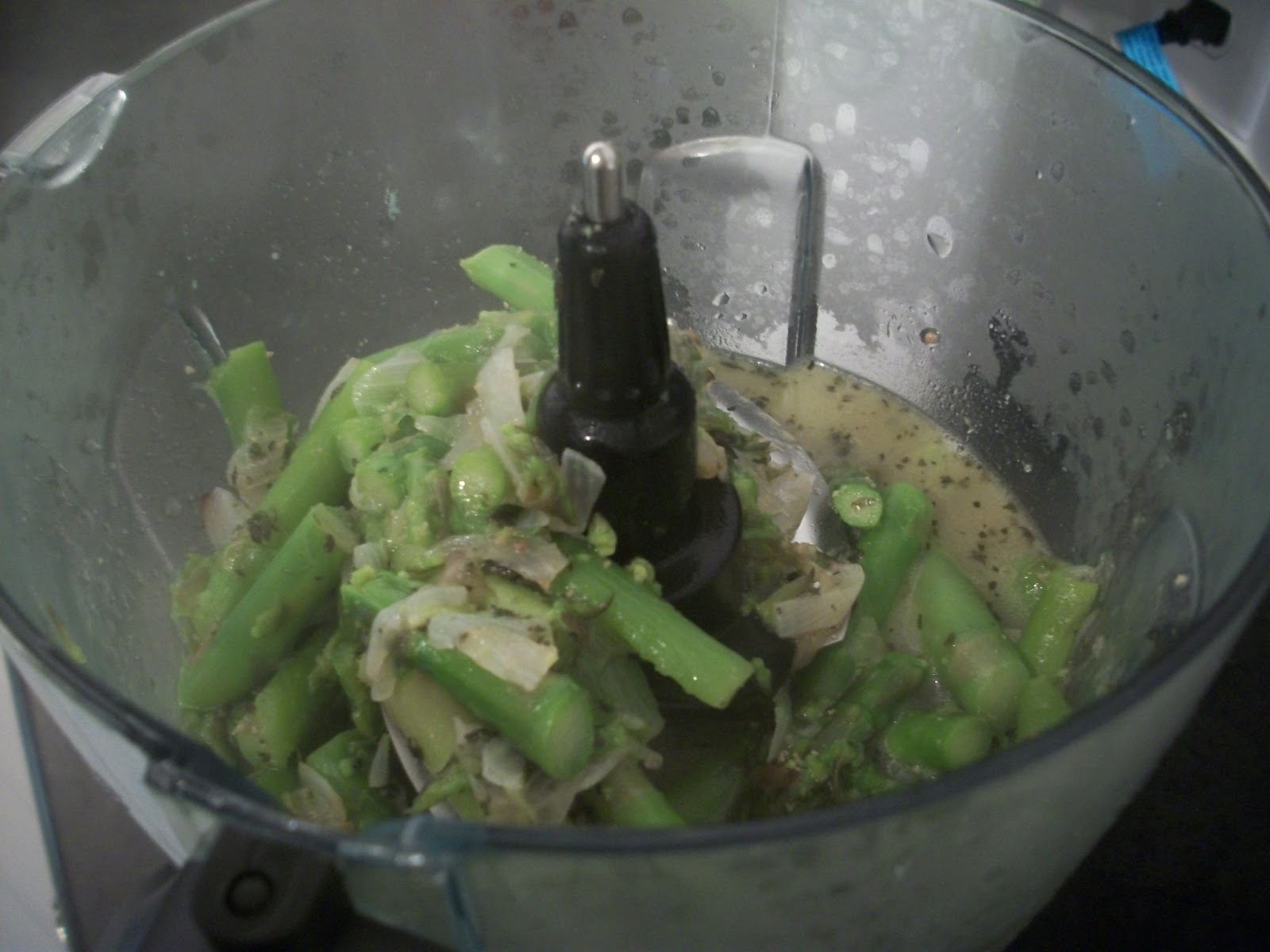 Cook with Sara Asparagus Soup with Herbed Goat Cheese