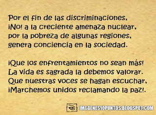poemas de la paz poemas de la paz