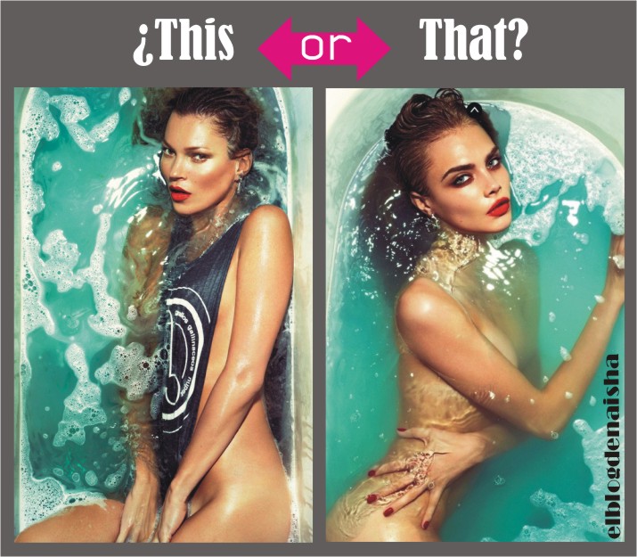 This or that; Kate Moss VS Cara Delevingne