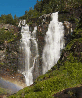  Очищение энергией водопада