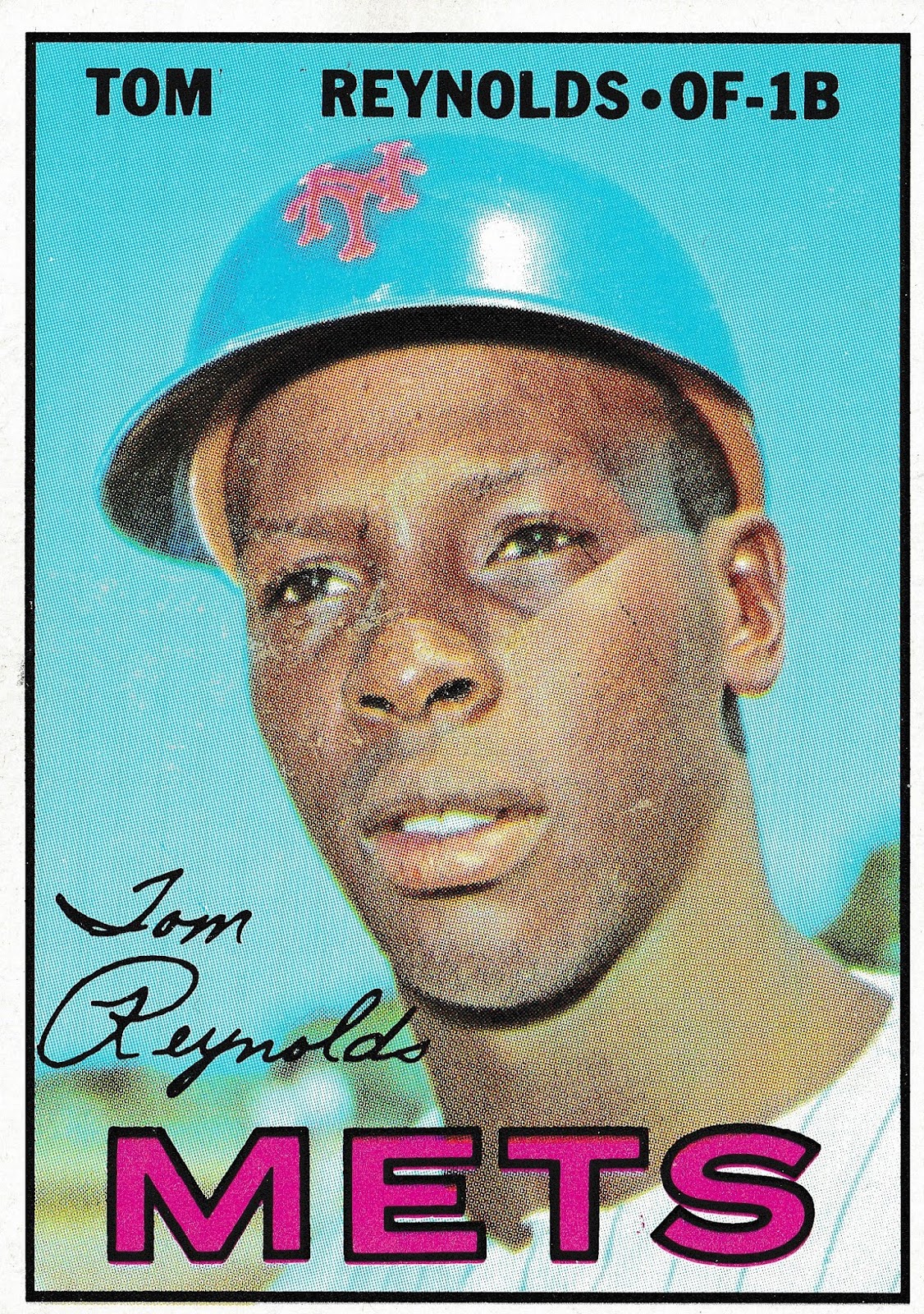 1967 Topps Baseball Tommie Reynolds (487)