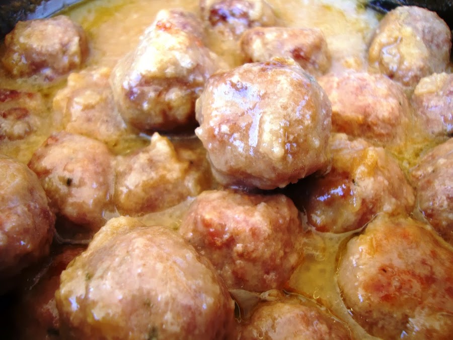 Albóndigas con salsa de cebolla