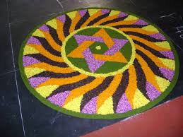 Easy Flower Rangoli Easy Flower Rangoli