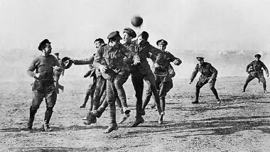 No Natal de 1914  foi disputada a mais bonita partida de futebol de todos os tempos