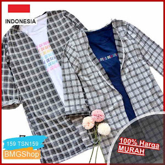 TSN159 Blazer Wanita Crepe Monika BMGShop