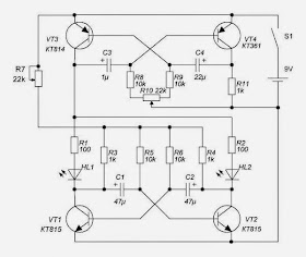 Led Flasher Type of Police Circuit Diagram