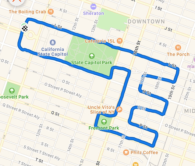 Women's Fitness Festival course map