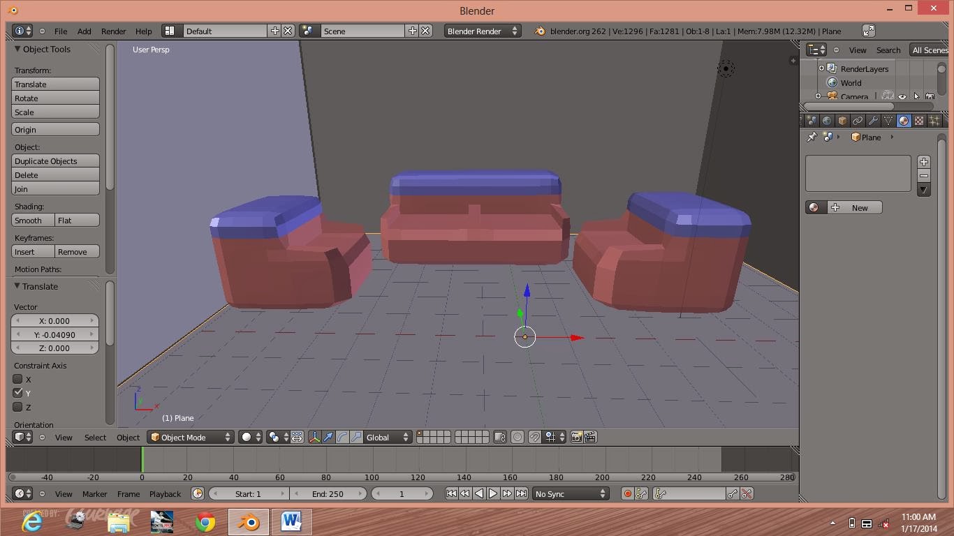 Cara Membuat Ruang Tamu Di Blender