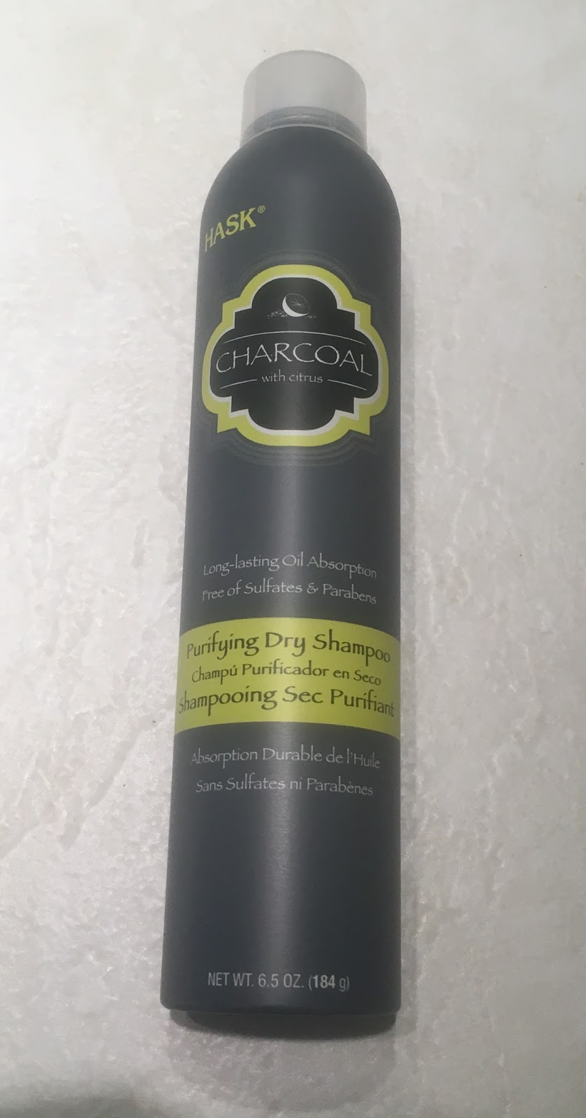 Review HASK Charcoal Purifying Dry Shampoo HASK CharcoalPurifying 