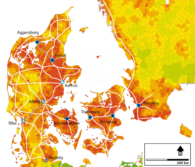 Danish Viking fortresses were designed to fend off other Vikings Danish Viking fortresses were designed to fend off other Vikings