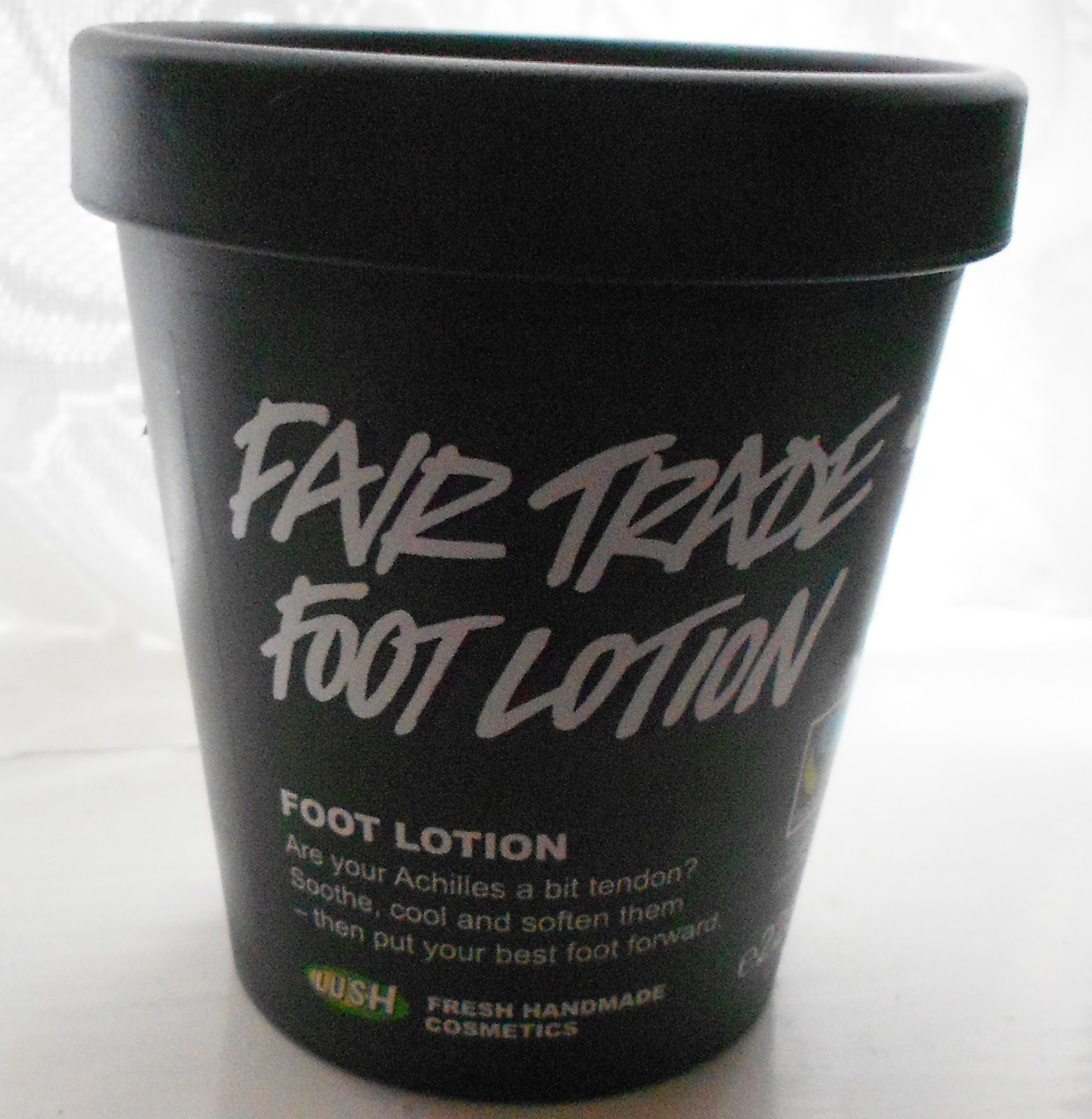 Sophie says.. Lush's Fair Trade Foot Lotion