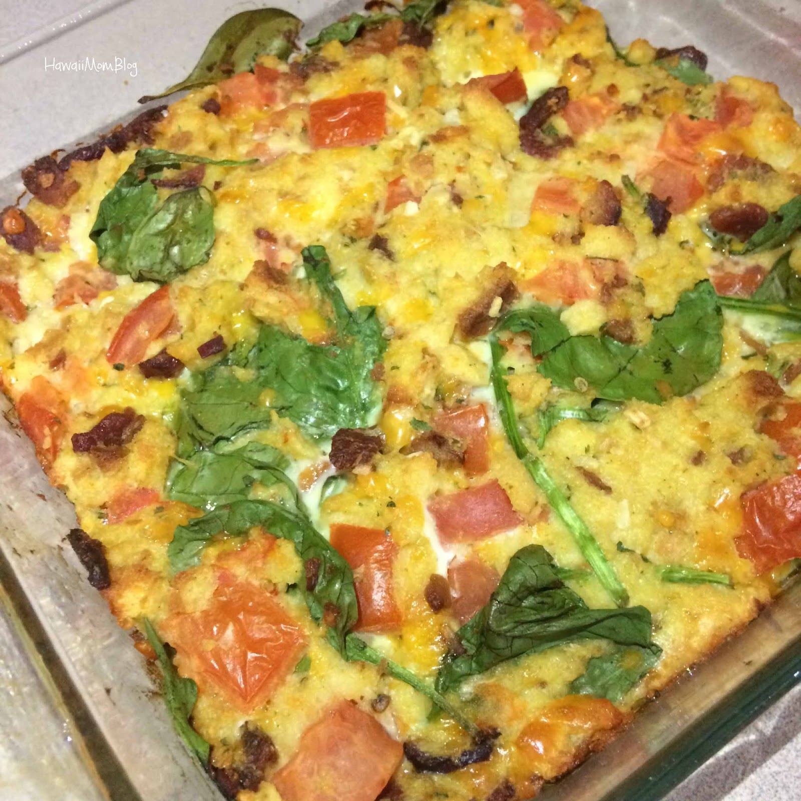 Hawaii Mom Blog Stuffing Brunch Casserole