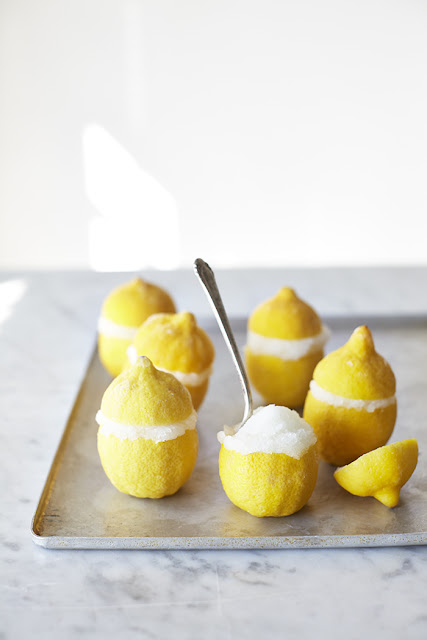 Recipes: lemon sorbet {10 Lovely Lemon Desserts by Cool Chic Style Fashion}