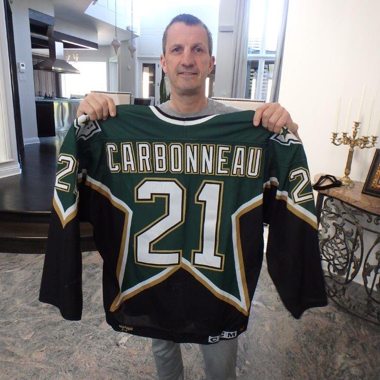 dallas stars game worn jersey