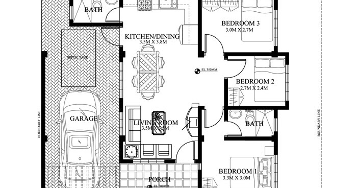 Floor Plan 80 Sqm House Design 2 Storey