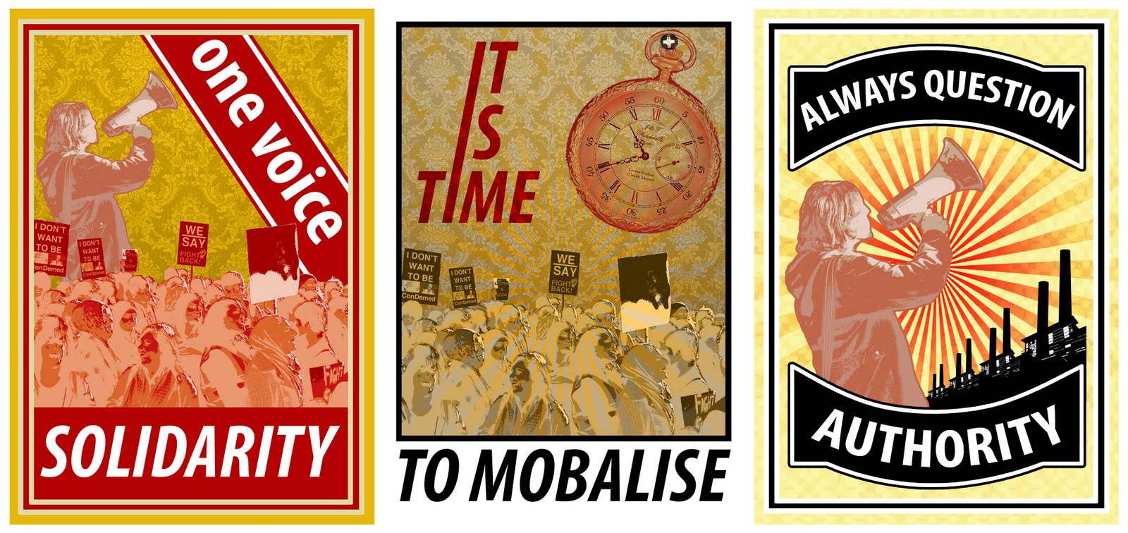 Luke Wilson Digital Portfolio Revolution Posters