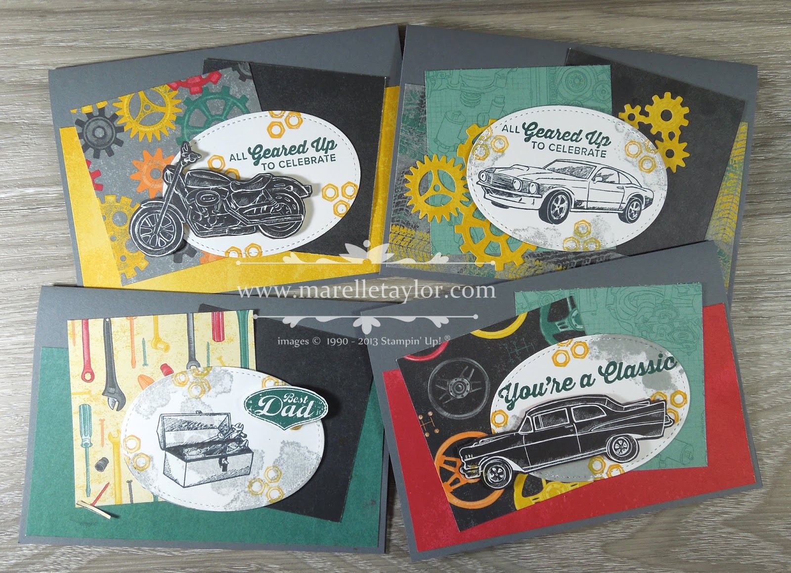 Marelle Taylor Stampin Up Demonstrator Sydney Australia Geared