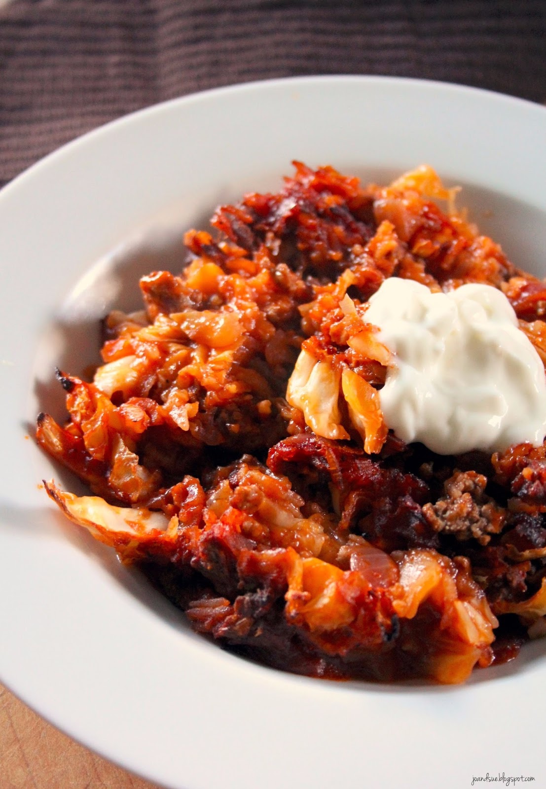 Jo and Sue Cabbage Roll Casserole