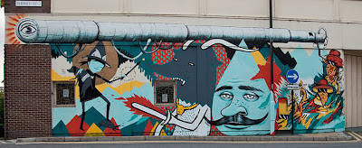 Kid Acne x Phlegm x Ema x Barber Filth x Ghostpatrol x Miso New Mural In Sheffield