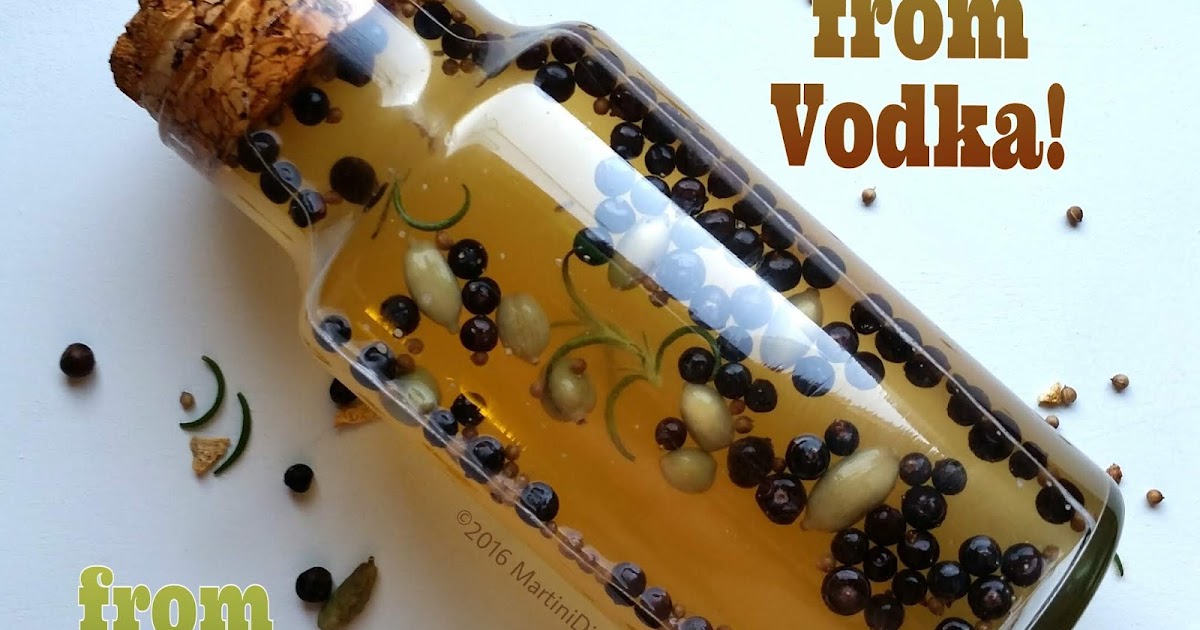 The MARTINI DIVA HOMEMADE GIN RECIPE