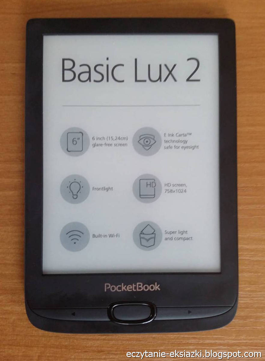 PocketBook Basic Lux 2 – front obudowy
