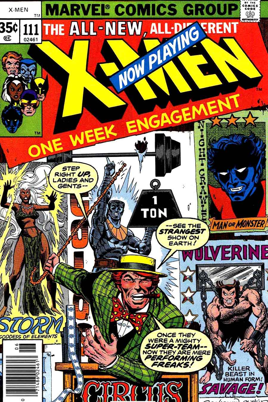 X-men v1 #111 marvel comic book cover art by John Byrne