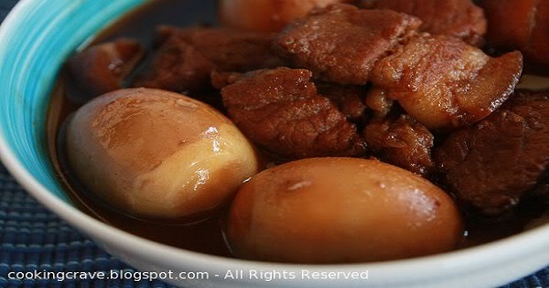 Simmered Pork Belly in Dark Soy-Sauce With Boiled Eggs Recipe Simmered Pork Belly in Dark Soy-Sauce With Boiled Eggs Recipe