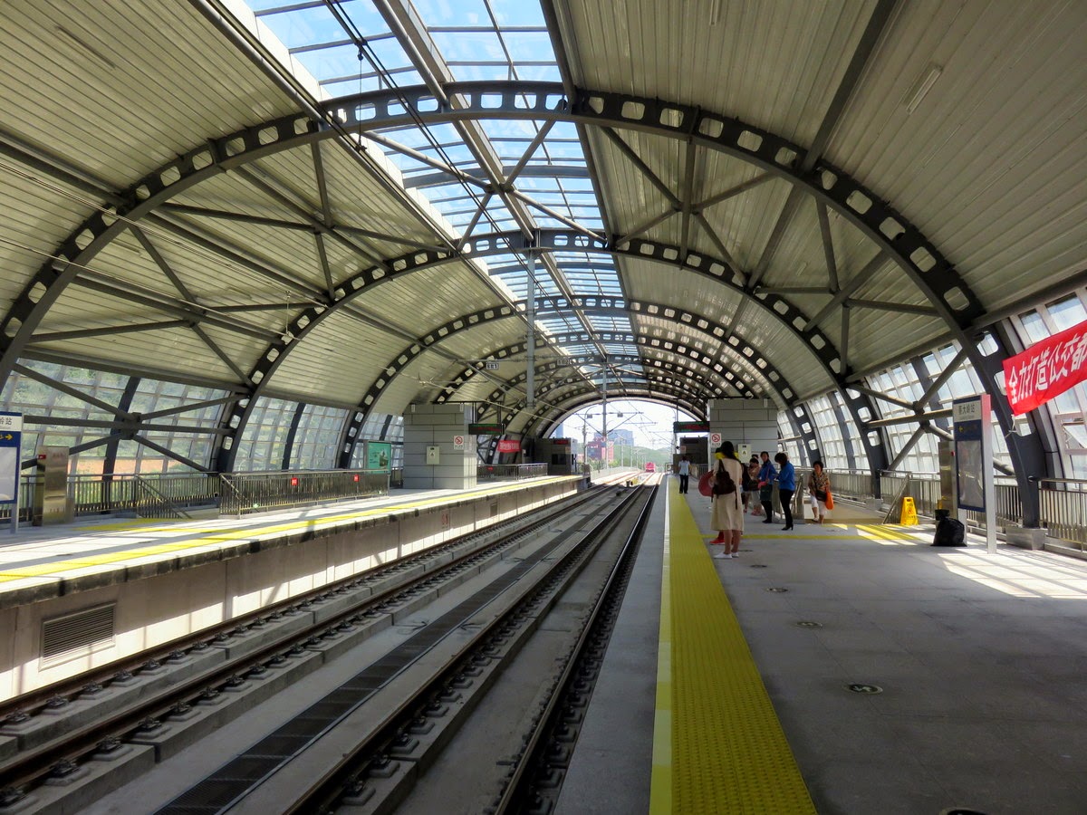 Richard's Tram Blog DALIAN NEW LRV EXTENSION ROUTE 202 ON 25 AUGUST 2014