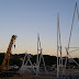 Looping Star, do Playcenter, está sendo montada no Ita Park, em Minas Gerais
