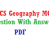 WBCS Geography MCQ Question With Answer PDF