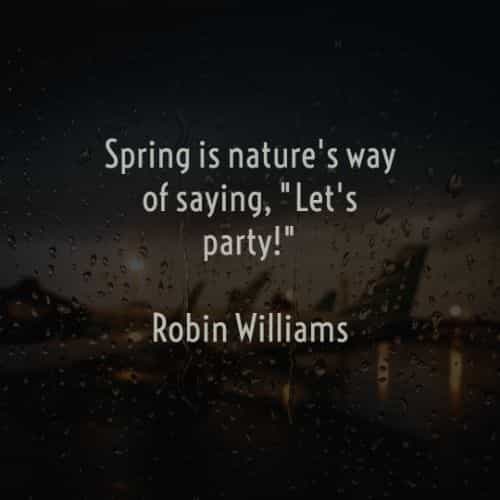 Spring quotes and sayings with thoughts of happiness
