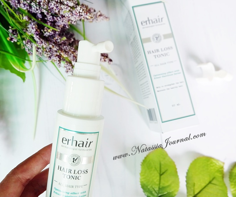 Natassia Journal Hair Loss Treatment with Erhair