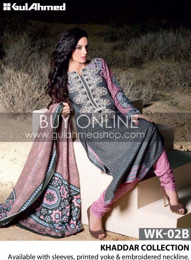 Gul Ahmed Lawn Dress Designs Collection 2013Gul Ahmed Clothes Fashion