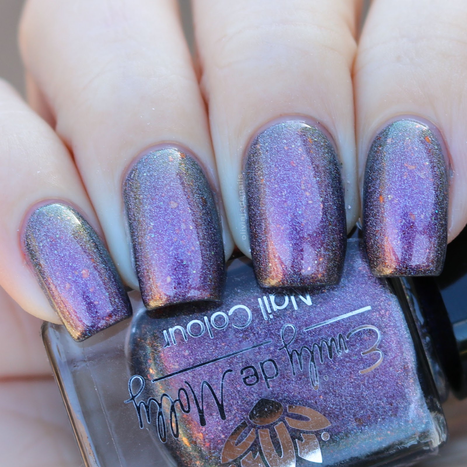 Emily de Molly State Of Mind swatched by Olivia Jade Nails