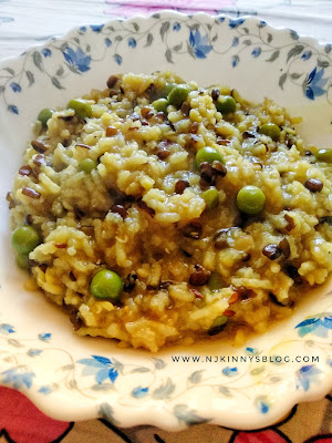 Urad Dal and Matar Khichdi (Black Gram Lentil Khichdi with Peas) Recipe - Makar Sankranti Special Urad Dal and Matar Khichdi (Black Gram Lentil Khichdi with Peas) Recipe - Makar Sankranti Special