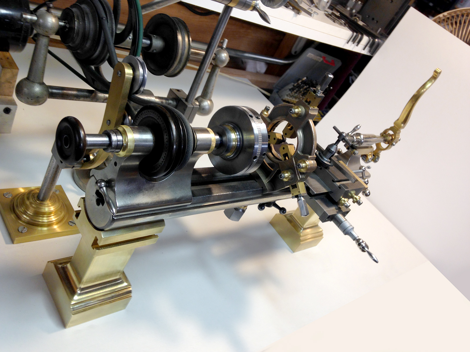 MOWRER WW LATHE TOOLS New Stand for Watchmakers Lathe