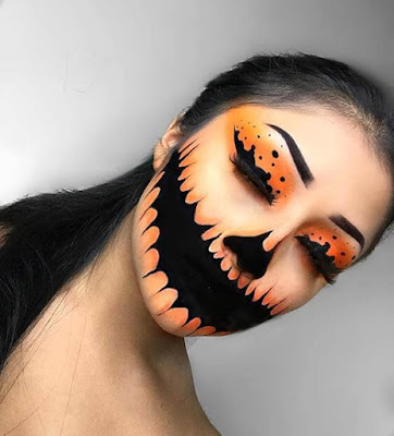 20+ Creative DIY Pumpkin Halloween Makeup Styles In 2019 Pumpkins are a traditional Halloween decor and Halloween cannot be complete without Pumpk 20+ Creative DIY Pumpkin Halloween Makeup Styles In 2019