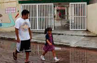 Reportan en Quintana Roo 40% de ausentismo por lluvias, en Cozumel nadie asistió a clases