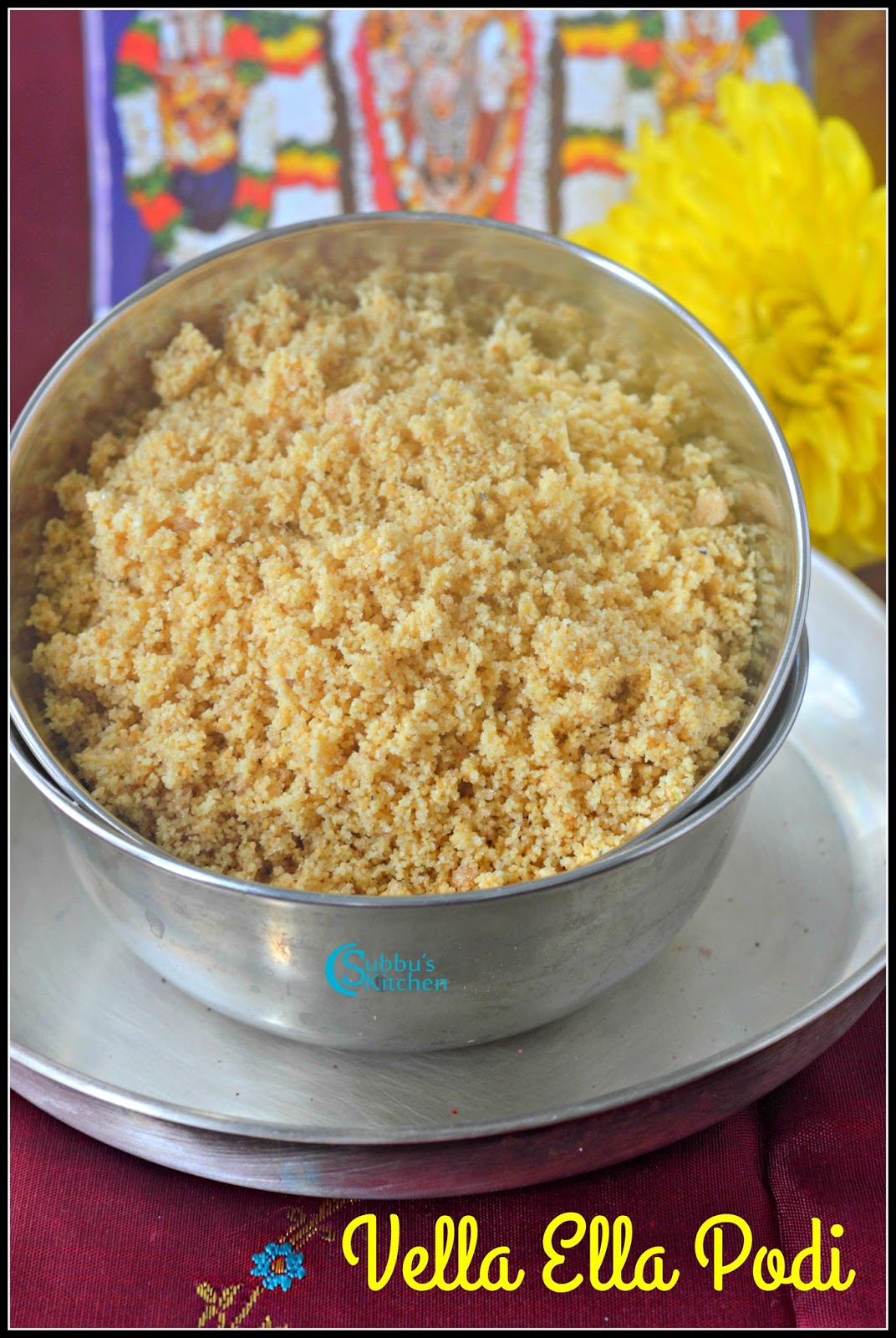 Yellu Vella Podi(Sesame Seeds jaggery powder) Subbus Kitchen
