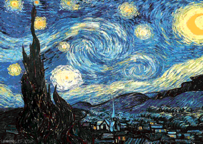 Gif animado Gif animado pintura de Van gogh