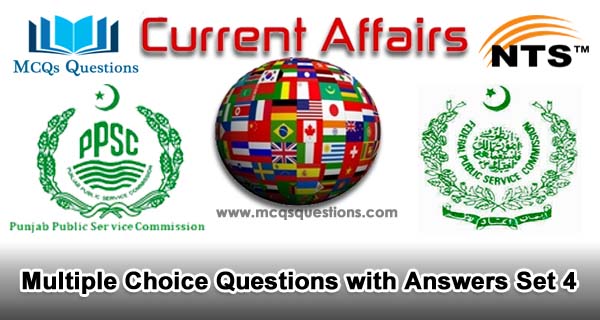 Current Affairs MCQs for NTS