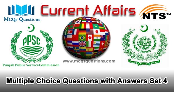 Current Affairs MCQs Set 4