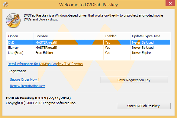 DVDFab Passkey 9.4.5.0 Crack 2023 With Serial Key [Latest]