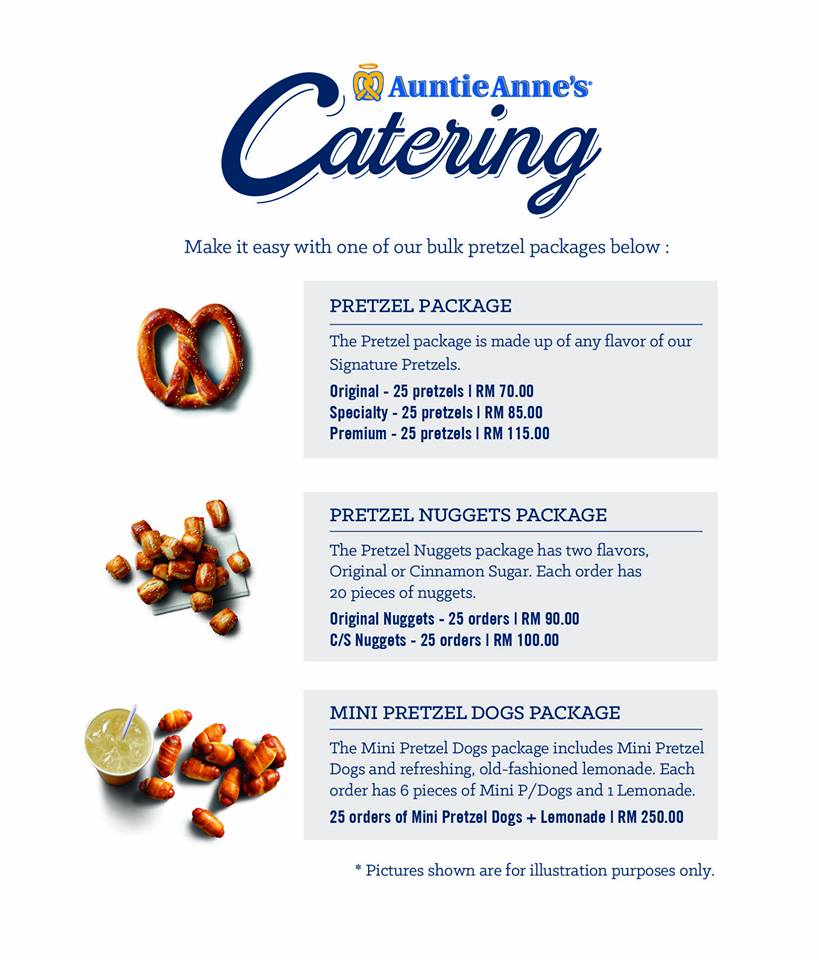 Auntie Anne FREE Pretzel Day 7 and 8 April 2016 Online