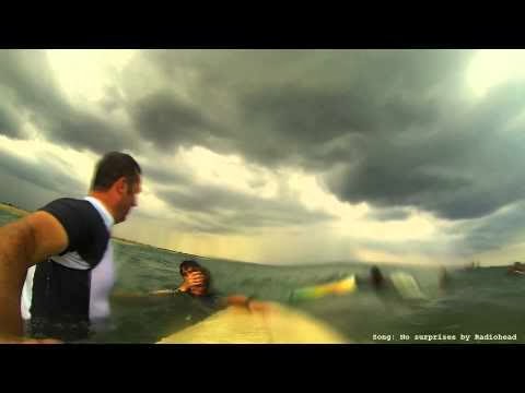 Surf accident in Sri Lanka