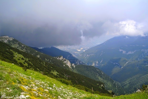 Blockhaus, sulla via di ritorno nubi minacciose Blockhaus, sulla via di ritorno nubi minacciose