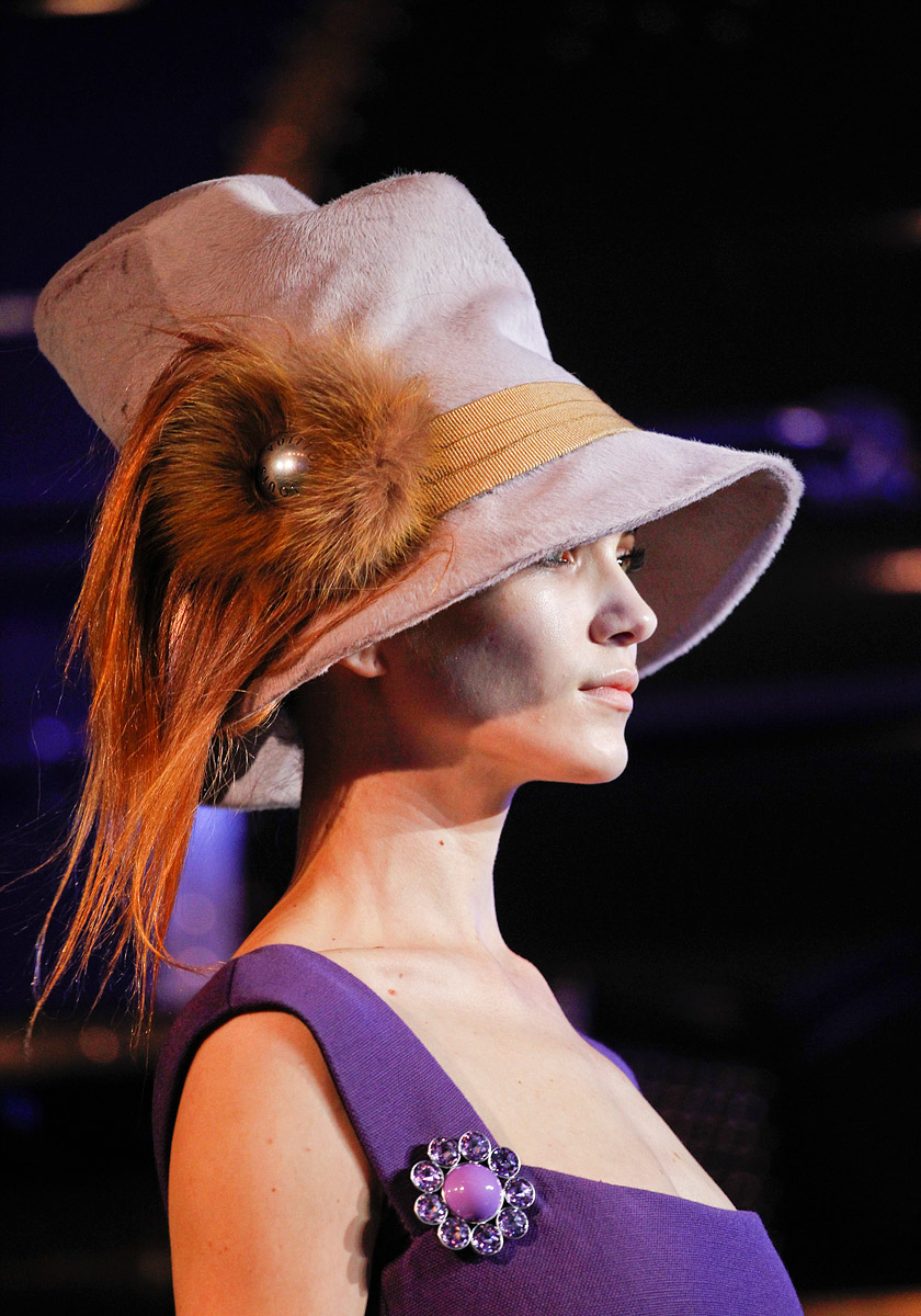 Louis Vuitton Fall 2012 hats